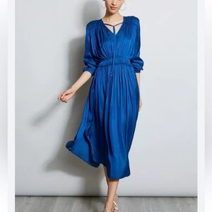 White House Black Market Blue Dress